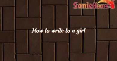 how to write to a girl 2842