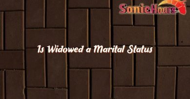 is widowed a marital status 2782