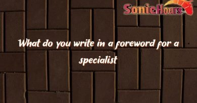 what do you write in a foreword for a specialist thesis 4767