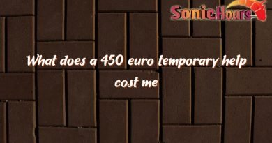 what does a 450 euro temporary help cost me 2837