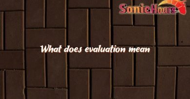 what does evaluation mean 4553