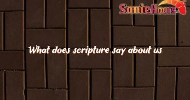 what does scripture say about us 2813