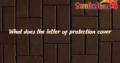 what does the letter of protection cover 2870