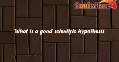 what is a good scientific hypothesis 3674
