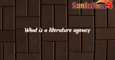 what is a literature agency 2302