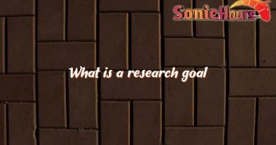 what is a research goal 3552