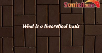 what is a theoretical basis 4223