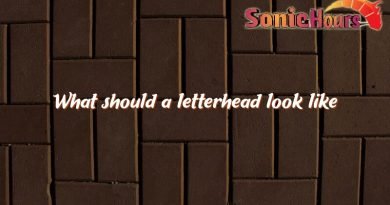 what should a letterhead look like 3650