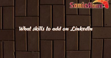 what skills to add on linkedin 2430