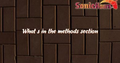 whats in the methods section 4822