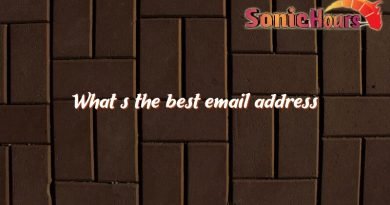 whats the best email address 2076