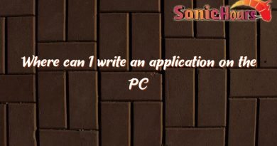 where can i write an application on the pc 1841