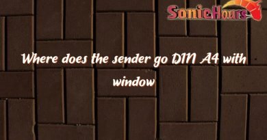 where does the sender go din a4 with window where does the sender go din a4 with window 2155