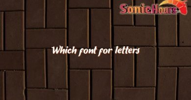 which font for letters 2469