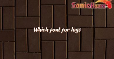 which font for logs 3729
