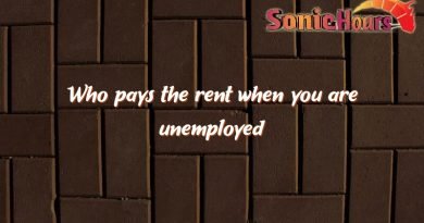who pays the rent when you are unemployed 3452