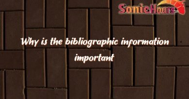 why is the bibliographic information important 4747