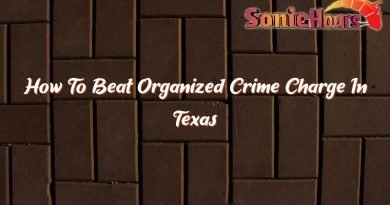 how to beat organized crime charge in texas 35528