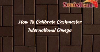 how to calibrate cashmaster international omega 230 35643