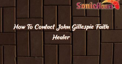 how to contact john gillespie faith healer 35740