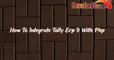 how to integrate tally erp 9 with php 36399