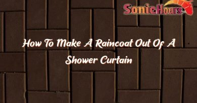 how to make a raincoat out of a shower curtain 36405