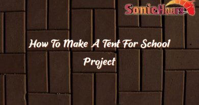 how to make a tent for school project 36425