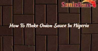 how to make onion sauce in nigeria 36931