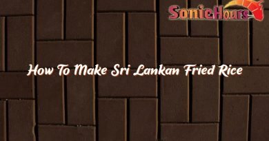 how to make sri lankan fried rice 36954