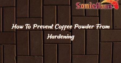 how to prevent coffee powder from hardening 37135
