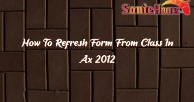 how to refresh form from class in ax 2012 37199
