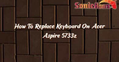 how to replace keyboard on acer aspire 5733z 37244
