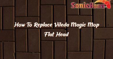 how to replace vileda magic mop flat head 37252