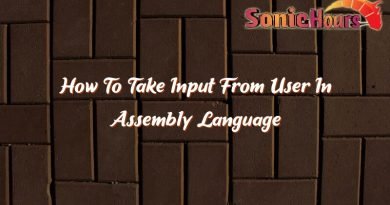 how to take input from user in assembly language 8086 37452