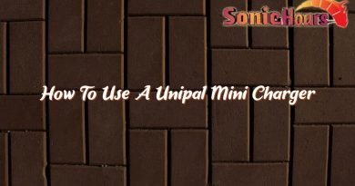 how to use a unipal mini charger 37580