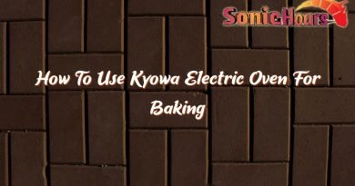 how to use kyowa electric oven for baking 37630