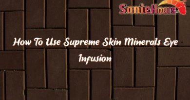 how to use supreme skin minerals eye infusion 37657